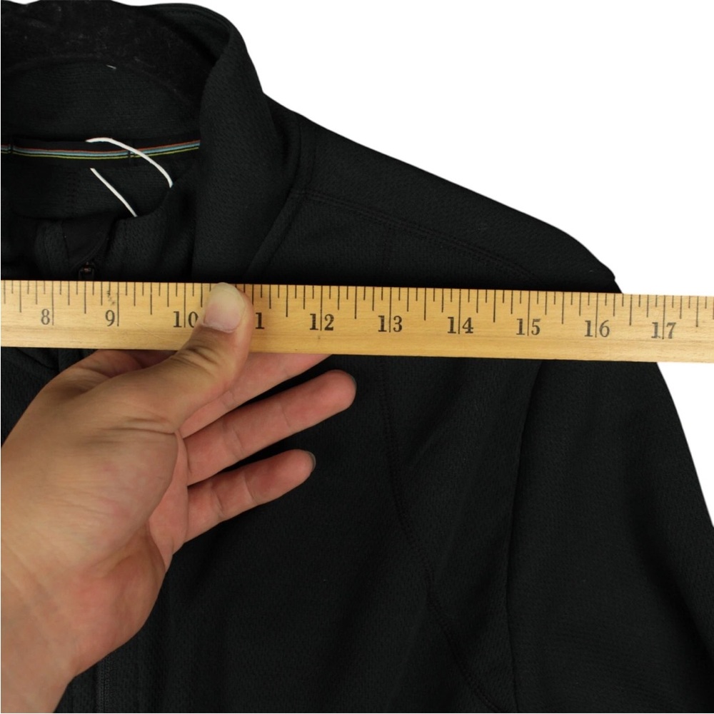 Smartwool Women Active Uptempo Quarter Zip Top Size L Black NWT Merino Wool - Picture 10 of 15